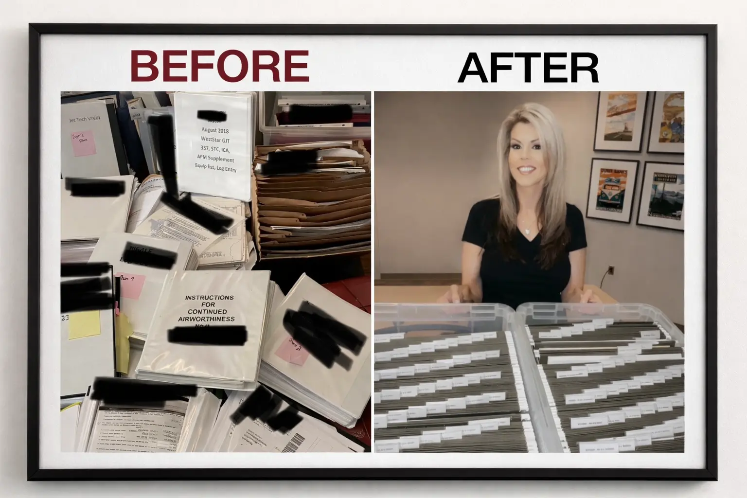 Citation 550 Aircraft Records Reorganization & Audit